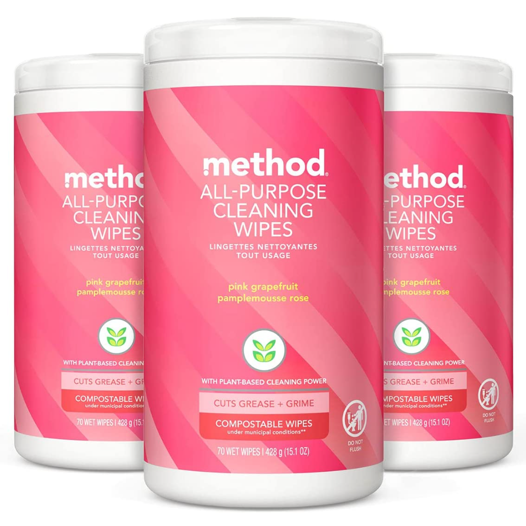 Method All-Purpose Cleaning Wipes: Pack of Three