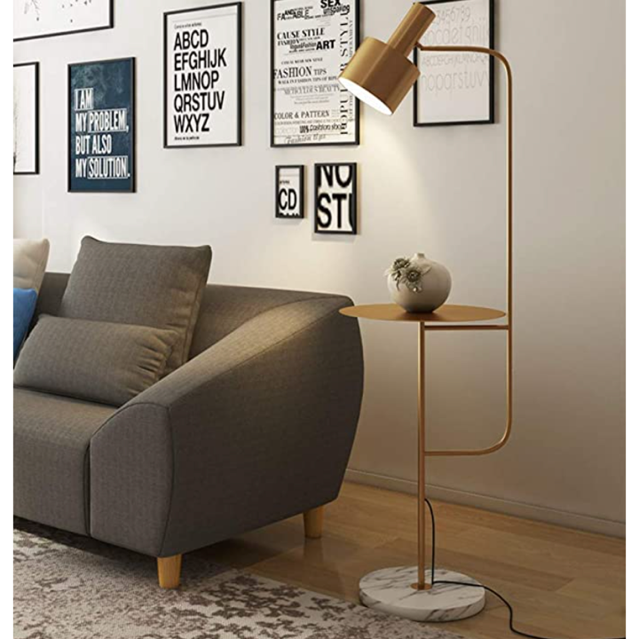Creative Floor Lamp with a Table
