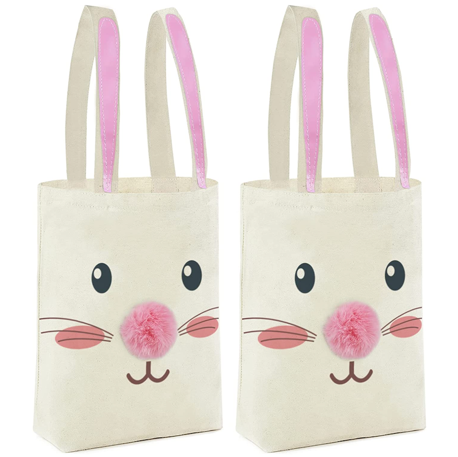 AtFunShop Easter Canvas Tote Bag for Kids
