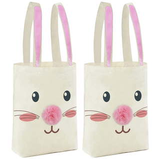AtFunShop Easter Canvas Tote Bag for Kids