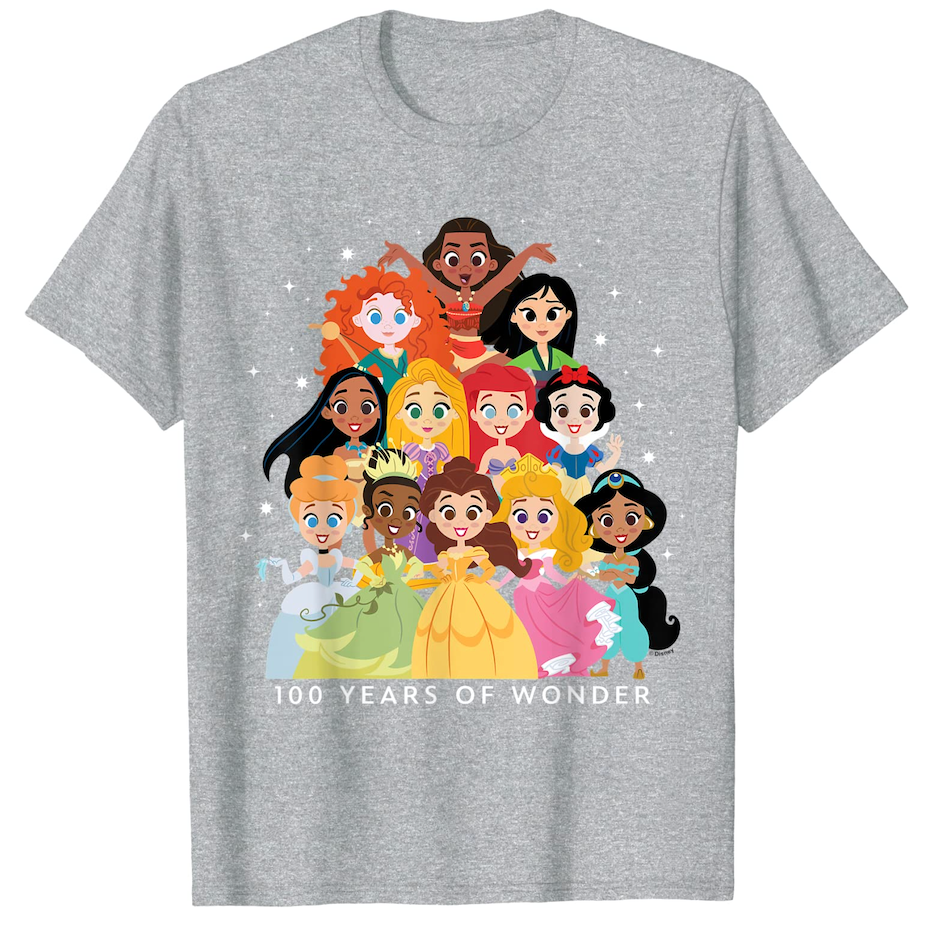 Disney 100 Years Of Wonder Princesses T-Shirt