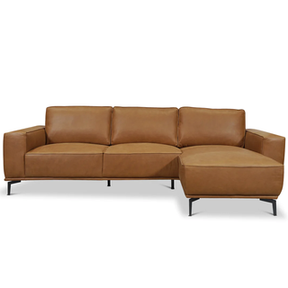 Harlow 2pc Leather Sectional Sofa