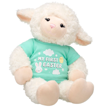 Vanilla Swirls Lamb With My First Easter Shirt