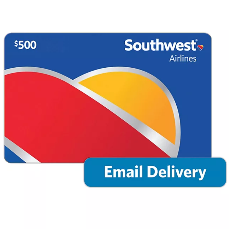Southwest Airlines $500 Value eGift Card