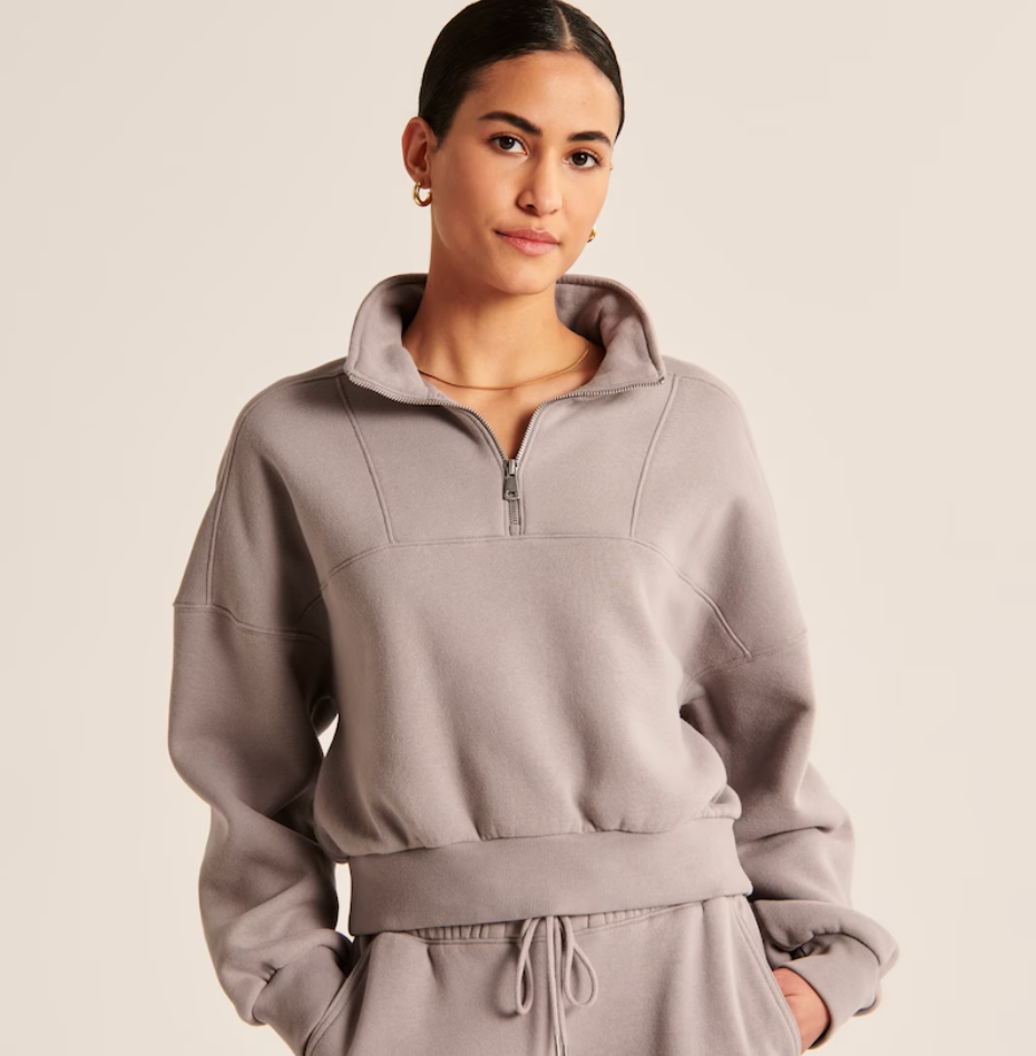 Abercrombie and Fitch Essential Mini Sunday Half-Zip