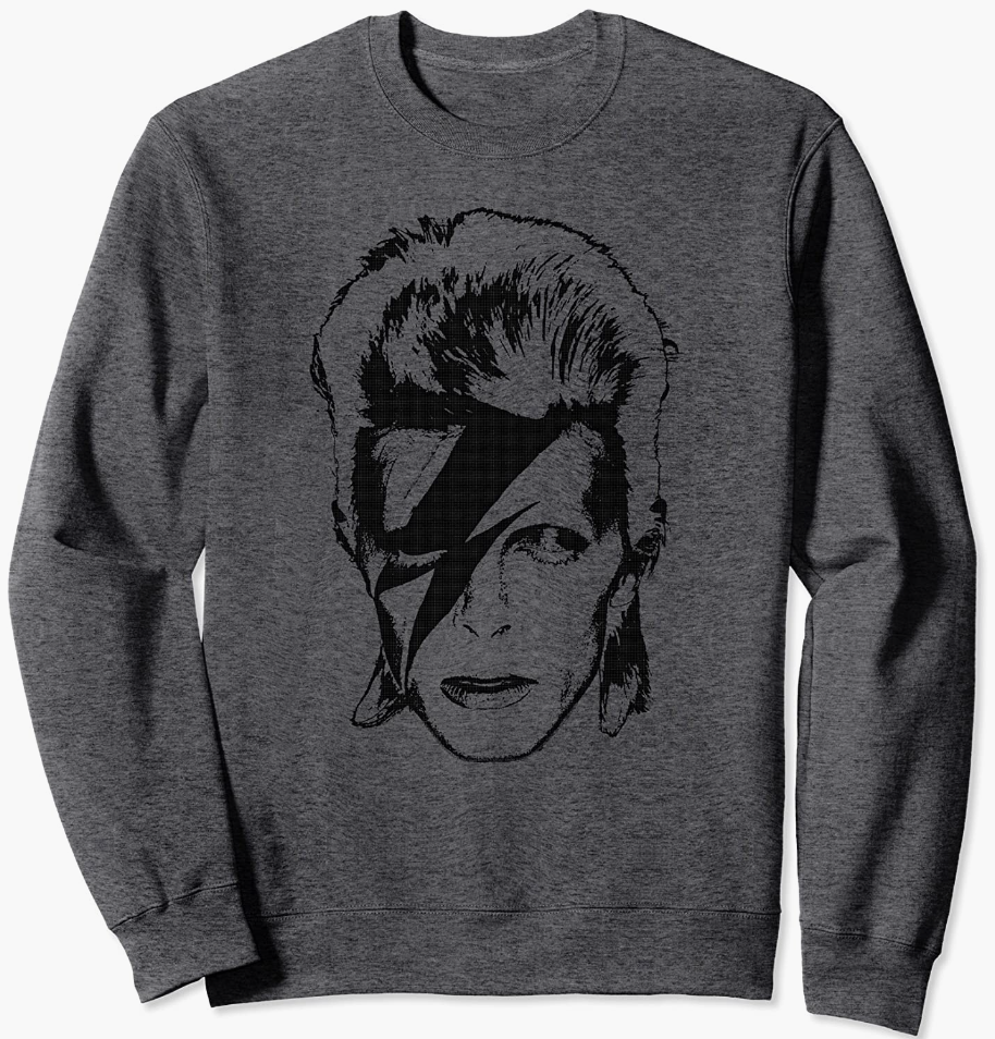 David Bowie Lightning Sweatshirt