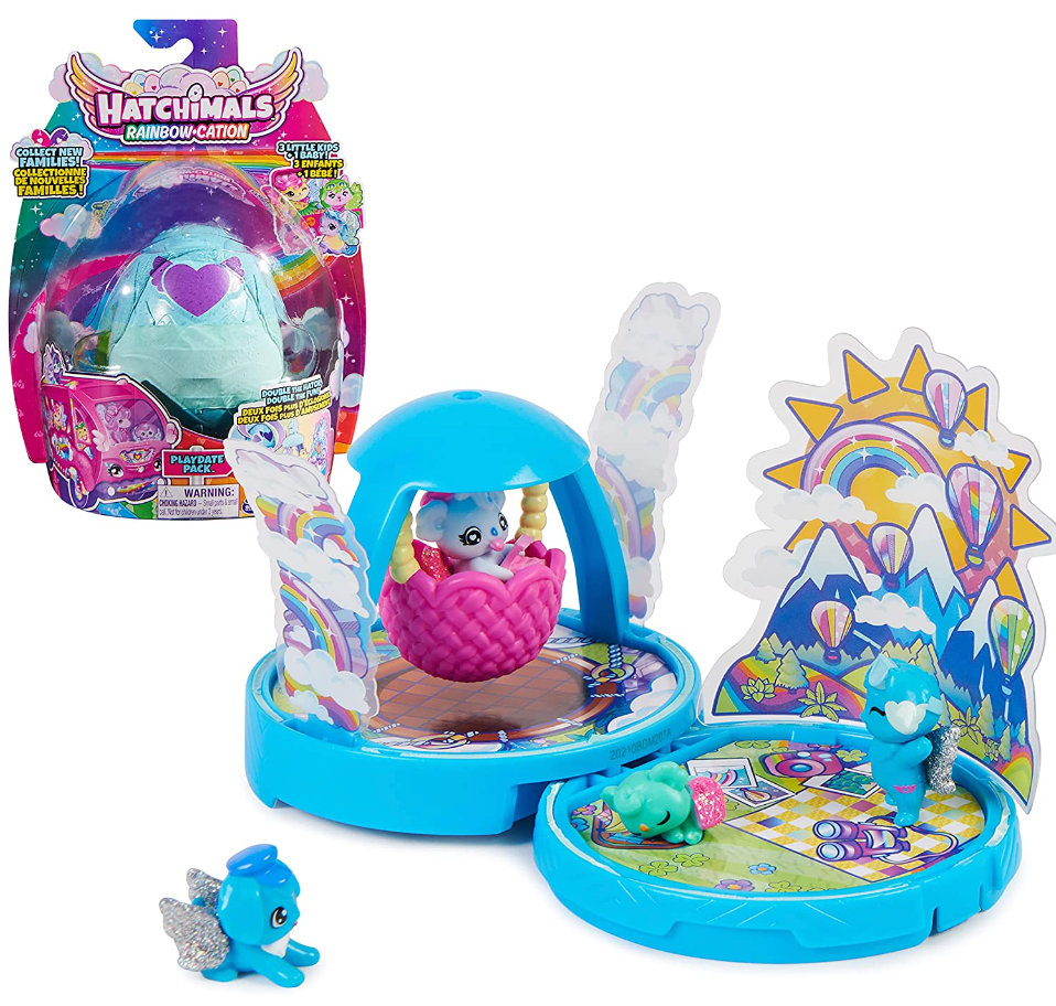 Hatchimals CollEGGtibles, Rainbow-Cation Playdate Pack Playset Toy