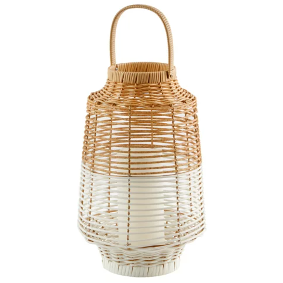 Better Homes & Gardens Woven Battery-Operated Outdoor Lantern