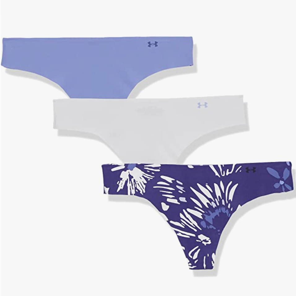 Under Armour Women's Pure Stretch Thong Underwear Multi-Pack