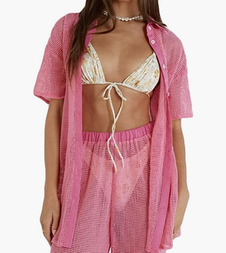 2 Piece Crochet Cover Up 