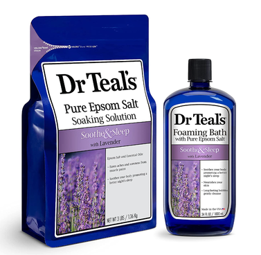 Dr. Teal's Epsom Salt Soaking Solution and Foaming Bath