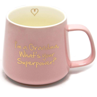BigNoseDeer Pink Ceramics Grandma Coffee Mug