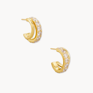 Livy Gold Huggie Earrings