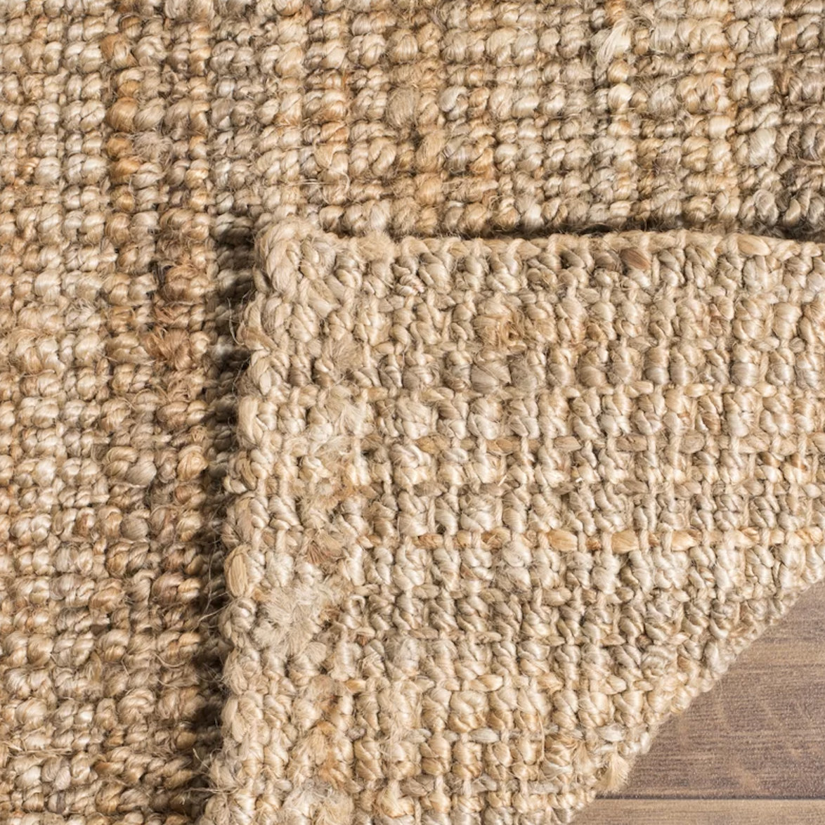Highland dunes pollux handmade jute natural rug