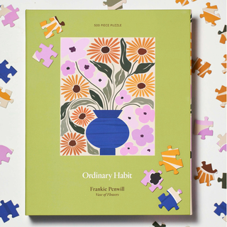 Ordinary Habit Vase of Flowers Puzzle by Frankie Penwill