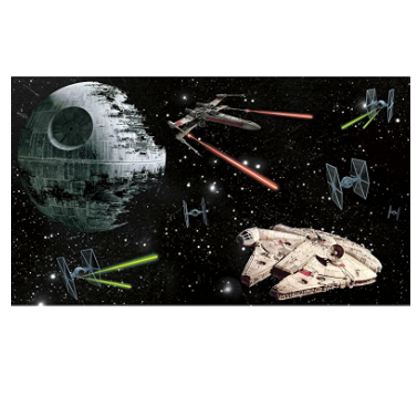 Star Wars Classic Vehicles Spray and Stick Removable Wall Mural