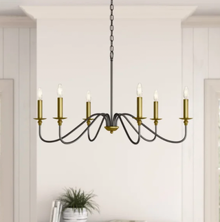 Birch Lane Ableton 6 - Light Dimmable Classic / Traditional Chandelier