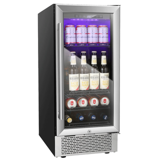 R.W.FLAME 28 Bottle and 88 Can Freestanding Beverage Cooler