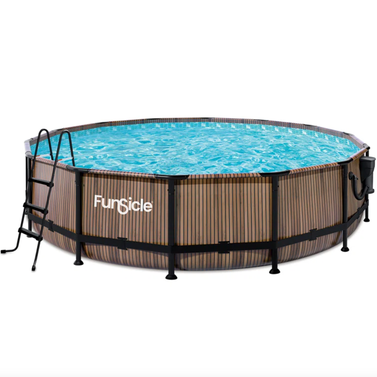 Funsicle 14' x 42" Oasis Round Outdoor Above Ground Swimming Pool