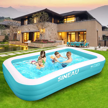Sineau Inflatable Pool for Kids and Adults