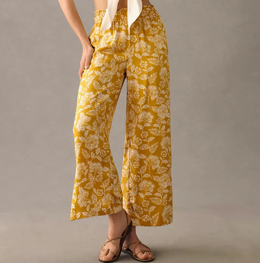 By Anthropologie Wide-Leg Pull-On Pants