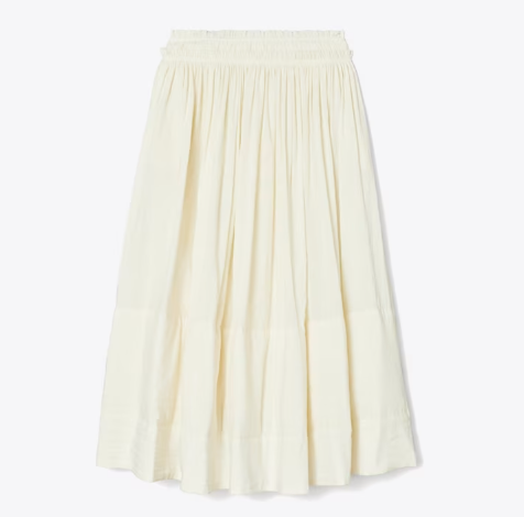 Tory Burch Ruched Waist Skirt