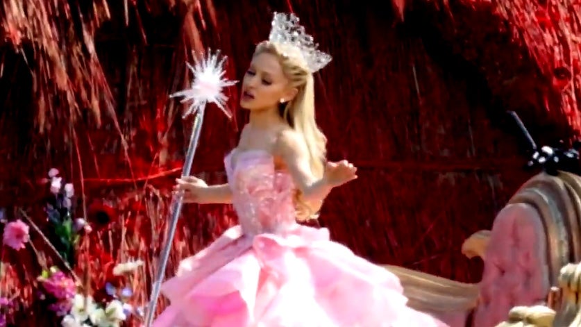 Watch Ariana Grande Sing as Glinda on Set of 'Wicked