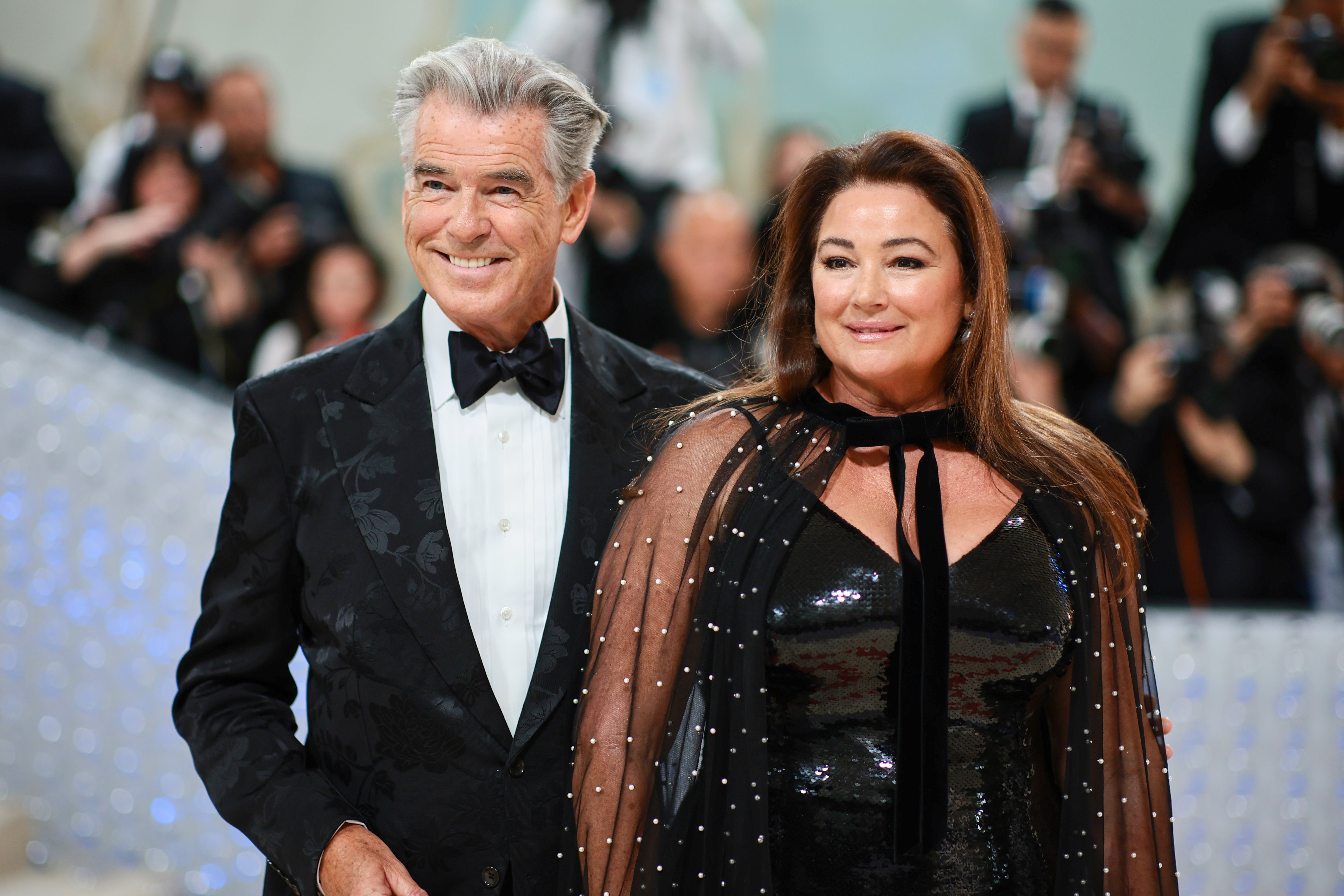 Pierce Brosnan, Wife Keely Have Red Carpet Date Night: Photos