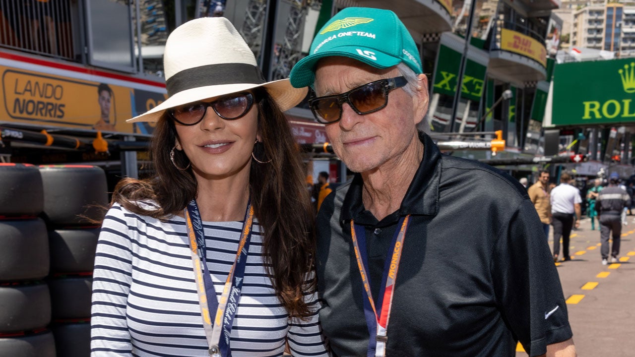 Catherine Zeta-Jones and Michael Douglas Spotted Holding Hands at F1 Monaco Grand Prix | Entertainment Tonight