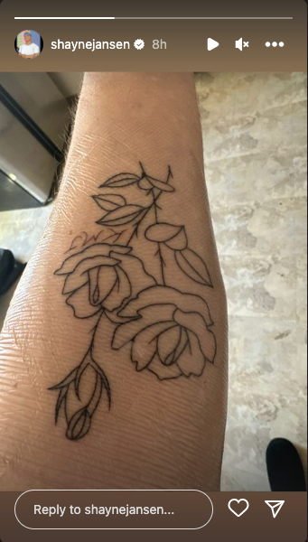 Love Is Blind' Star Shayne Jansen Shares Large Tribute Tattoo for