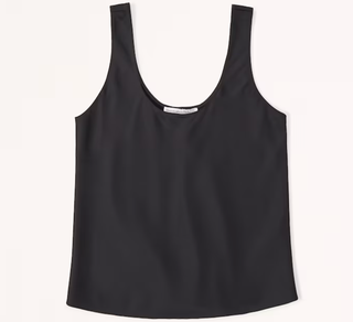 Abercrombie and Fitch Satin Scoopneck Cami