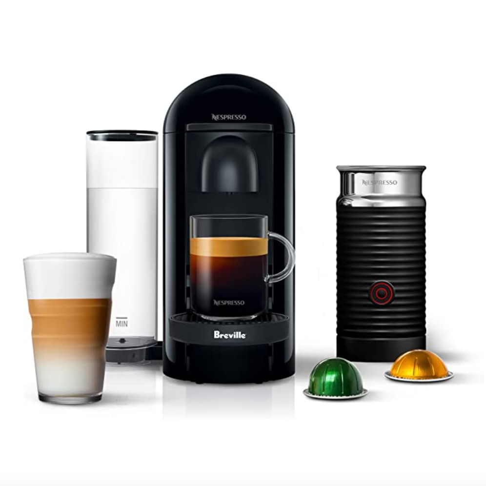 Nespresso VertuoPlus Coffee and Espresso Machine with Milk Frother