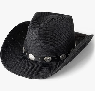 Lisianthus Straw Cowboy Hat for Women