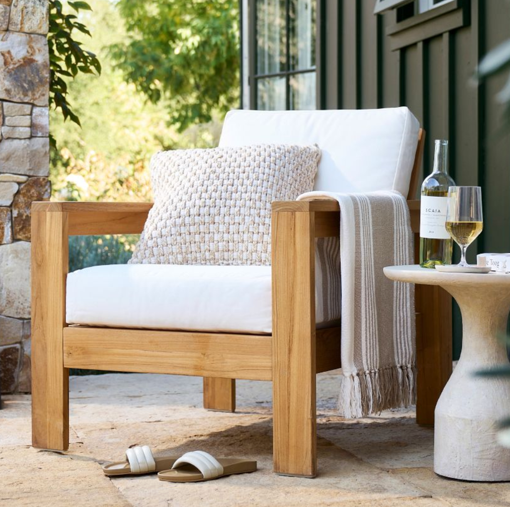 Malibu FSC® Teak Outdoor Lounge Chair