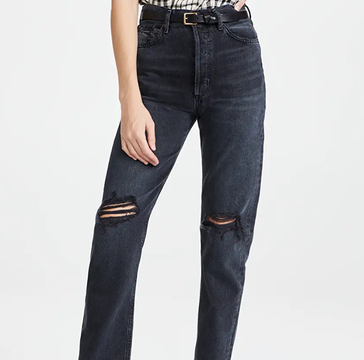 AGOLDE 90's Pinch Waist High Rise Straight Jeans  