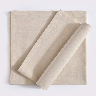 Fingercraft Cotton Linen Blend 12-Pack Natural Napkins