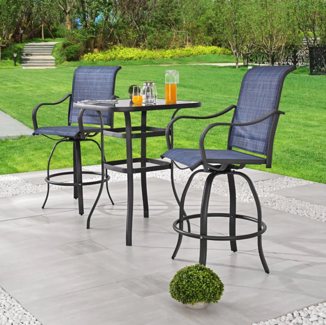 Tadwick Square 2 Person Outdoor Dining Set