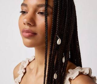 Urban Outfitters Shell Hair Ring Set