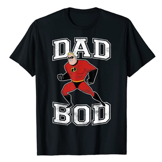 Disney Pixar Mr. Incredible Dad Bod Portrait T-Shirt