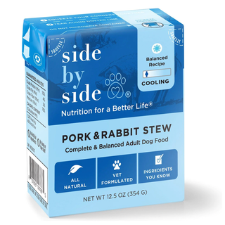Side By Side Cooling Complete & Balanced Pork & Rabbit Stew