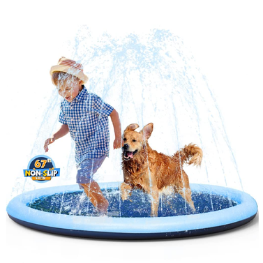 Vistop Non-Slip Splash Pad for Kids and Dogs
