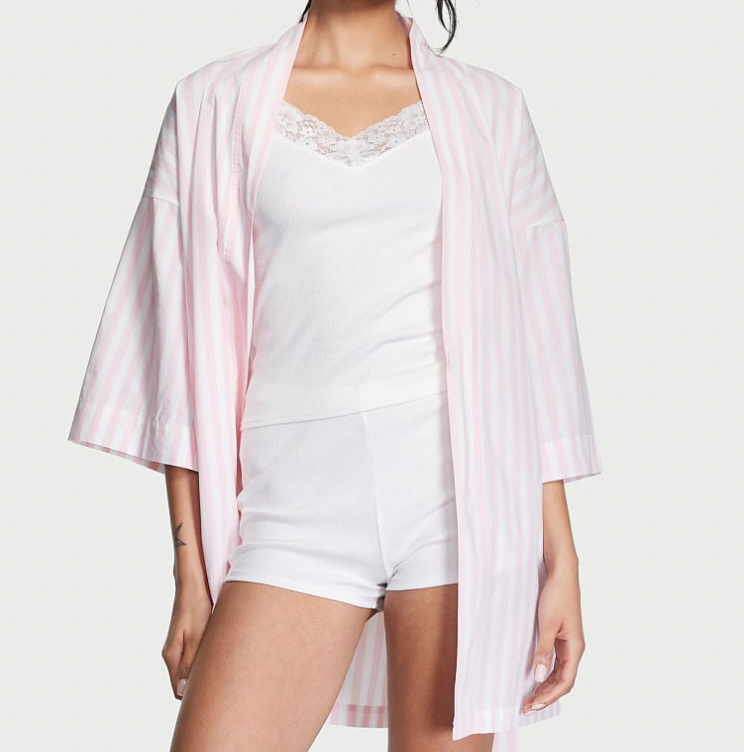 Victoria's Secret 3-Piece Cotton Pajama Set