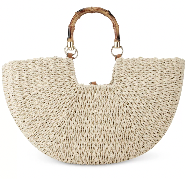 I.N.C. Ivah Straw Extra-Large Tote