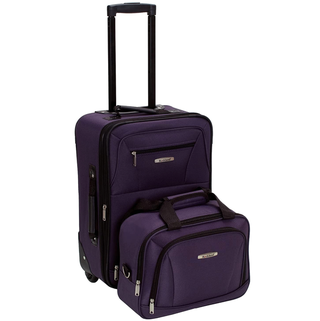Rockland Fashion Expandable Softside Upright Luggage Set