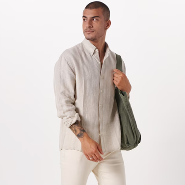 Abercrombie Linen Button-Up Shirt