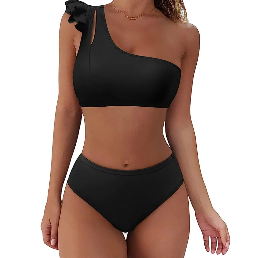 Athmile One Shoulder Two-Piece Bikini