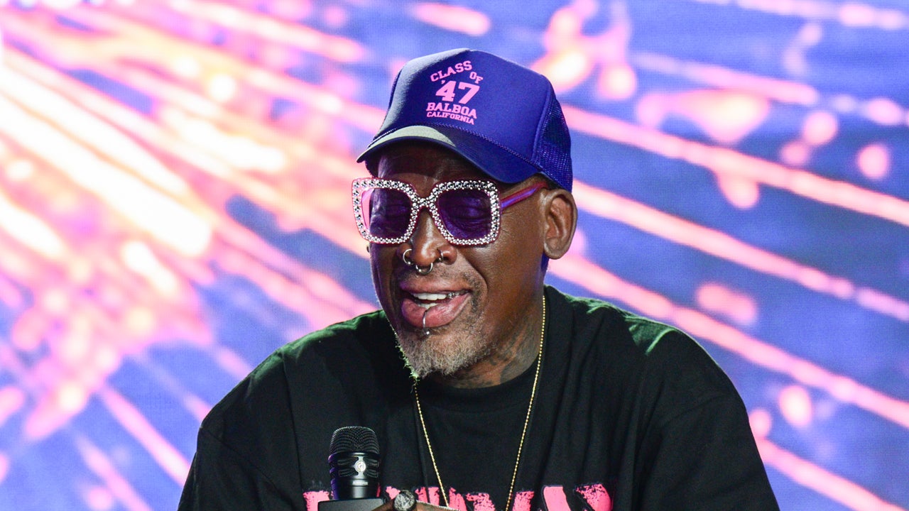 Dennis Rodman Gets Huge Portrait Tattoo Of GF On His Face