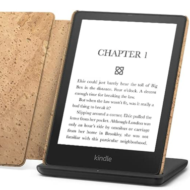 Kindle Paperwhite Signature Edition Essentials Bundle - Cork Cover