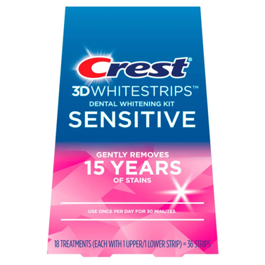 Crest 3D Whitestrips Sensitive At-Home Teeth Whitening Kit