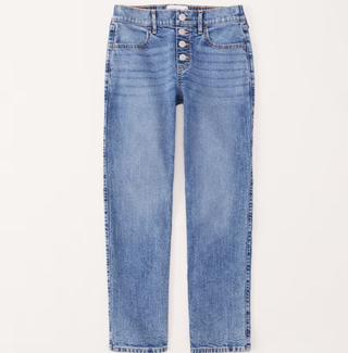 Abercrombie Kids high rise 90s straight jeans
